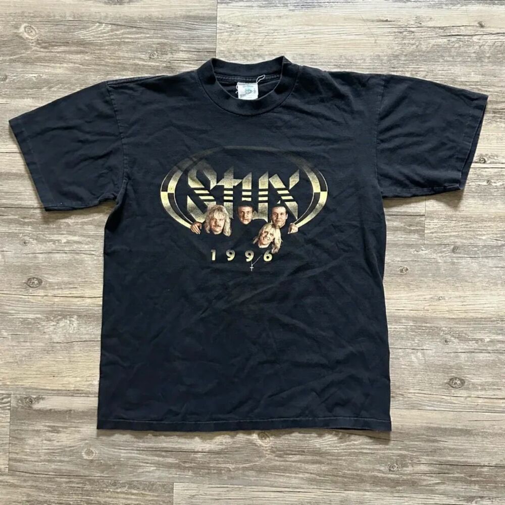 Vintage 1996 Styx Return To the Paradise Theatre Tour Band T-Shirt SIze Large
